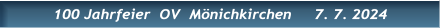 100 Jahrfeier  OV  Mönichkirchen     7. 7. 2024 100 Jahrfeier  OV  Mönichkirchen     7. 7. 2024